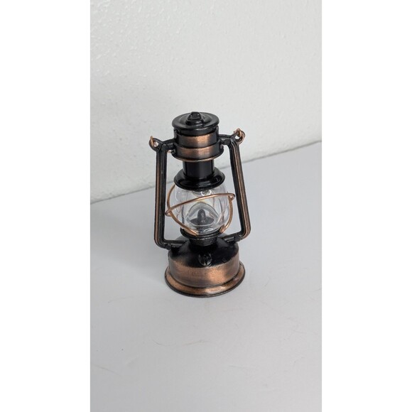 Other - Miniature Hurricane Lantern Die Cast Metal Collectible Pencil Sharpener